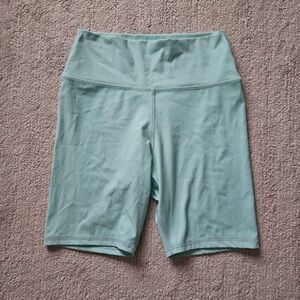 Lezat 7" Auqua Blue Biker Shorts Size Small